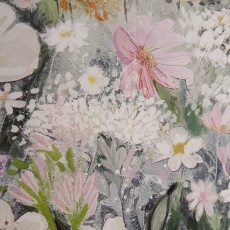 Floral Cascade Framed Canvas 4