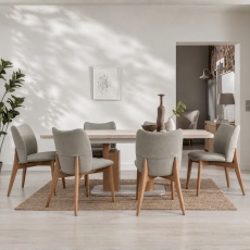 Aaron Extending Table & 6 Susan Chairs 1