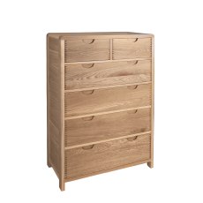 Ercol Bosco 6 Drawer Tall Wide Chest