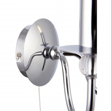 Chrome Wall Bracket with Spheres