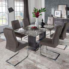 Marco Dining Table and 6 Chairs