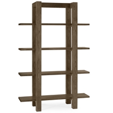 Cookes Collection Trinity Dark Oak Open Display Unit