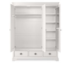 Cookes Collection Chateau Blanc Triple Wardrobe