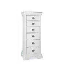 Cookes Collection Chateau Blanc Tall 6 Drawer Chest