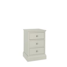 Cookes Collection Ashley Cotton 3 Drawer Nightstand