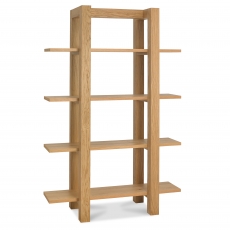 Cookes Collection Trinity Light Oak Open Display Unit