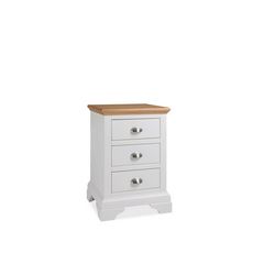 Cookes Collection Camden Two Tone 3 Drawer Nightstand