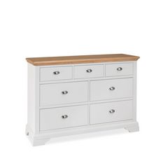 Cookes Collection Camden Two Tone 3 Over 4 Drawer Chest