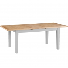 Cookes Collection London Grey Large Butterfly Extending Dining Table