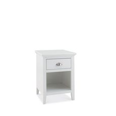 Cookes Collection Camden White 1 Drawer Nightstand