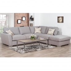 Cookes Collection Oasis Corner Sofa with Footstool