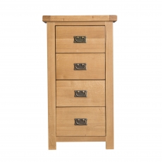 Cookes Collection Colchester 4 Drawer Narrow Chest