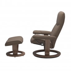 Stressless Promotional Consul Medium Classic Chair and Stool