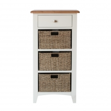 Cookes Collection Palma 1 Drawer 3 Basket Unit