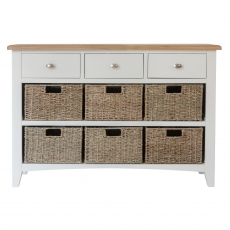 Cookes Collection Palma 3 Drawer 6 Basket Unit