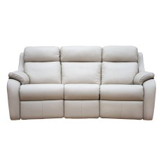 G Plan Kingsbury Curved 3 Seater Sofa in Leather