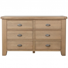 Cookes Collection Western 6 Drawer Wide Chest