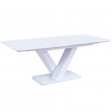 Cookes Collection Ralph Extending Dining Table White