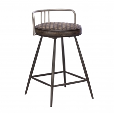 Cookes Collection Grey Maddison Bar Stool