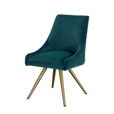 Cookes Collection Teal Isabella Dining Chair