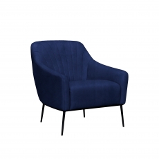 Cookes Collection Wye Armchair - Blue Velvet