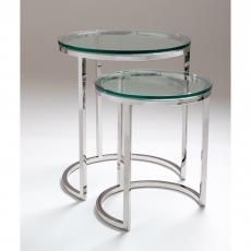 Apollo Stainless Steel Nest Of Tables