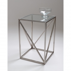 Linea Square Lamp Table