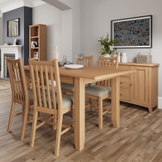 Cookes Collection Burnley Large Extending Dining Table
