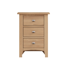Cookes Collection Burnley 3 Drawer Bedside Cabinet