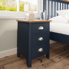 Cookes Collecton Aston 3 Drawer Bedside Cabinet