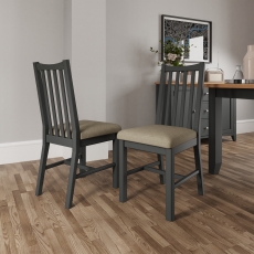 Cookes Collection Palma Dining Chair Grey