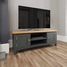 Cookes Collection Palma Large TV Unit Grey