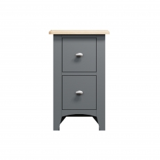 Cookes Collection Palma Small Bedside Cabinet Grey