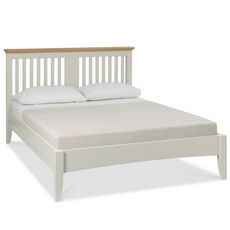 Cookes Collection Camden Soft Grey and Pale Oak Bedstead King
