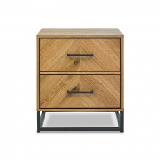 Cookes Collection Rotterdam 2 Drawer Nightstand