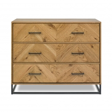 Cookes Collection Rotterdam 3 Drawer Wide Chest