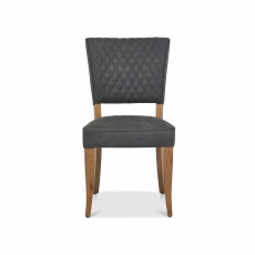 Cookes Collection Laurence Dining Chair - Dark Grey