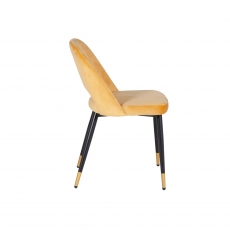 Cookes Collection Britney Dining Chair - Mustard