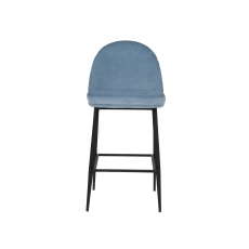 Cookes Collection Violet Bar Stool - Blue