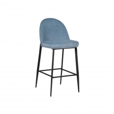 Cookes Collection Violet Bar Stool - Blue