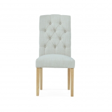 Marseille Natural Button Back Dining Chair
