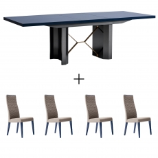 Alf Oceanum Dining Table & 4 Chairs