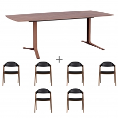 Fusion Table & 6 Chairs