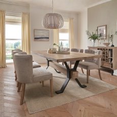 Alabama Large Dining Table & 6 Chairs