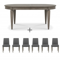 Melbourne 6-8 Extending Table & 6 Chairs