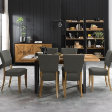 Cookes Collection Iris Extending Dining Table and 6 Chairs