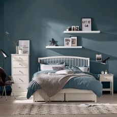 Ashley White Double Bedstead