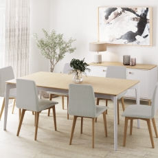Maverick Large Dining Table & 6 Chairs