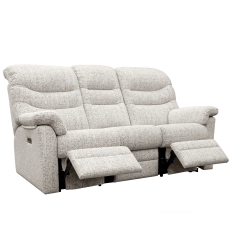 G Plan Ledbury 3 Seater Double Power Recliner Sofa with Headrest & Lumbar