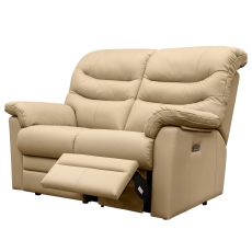 G Plan Ledbury 2 Seater Single Power Recliner Sofa RHF with Headrest & Lumbar in Leather